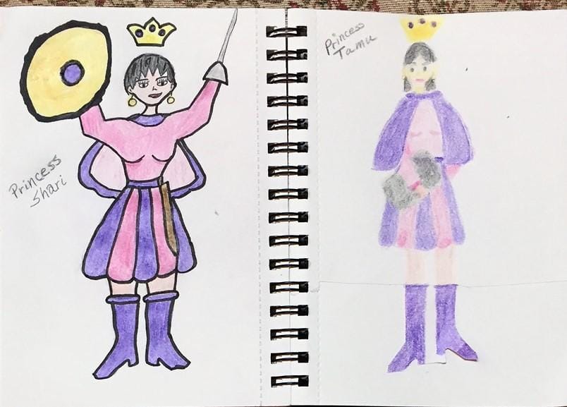 Princesses Shari and Tamu - image 3 - student project