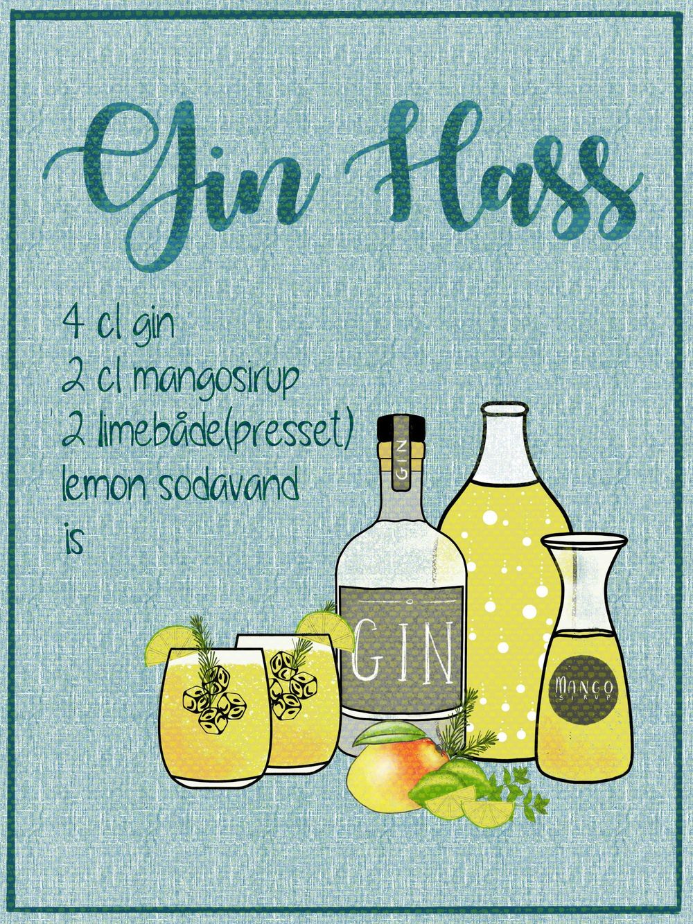 Gin hass recipe Skillshare Student Project