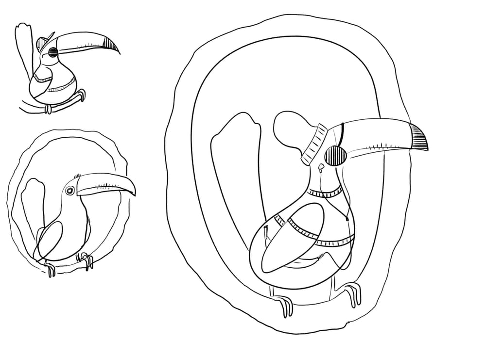 Hipster Toucan - image 3 - student project