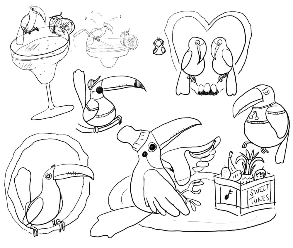 Hipster Toucan - image 2 - student project
