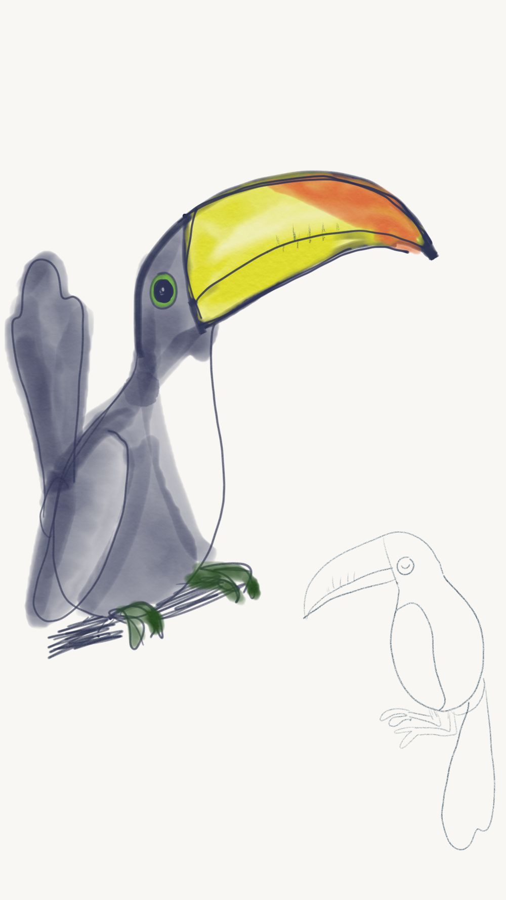 Hipster Toucan - image 4 - student project