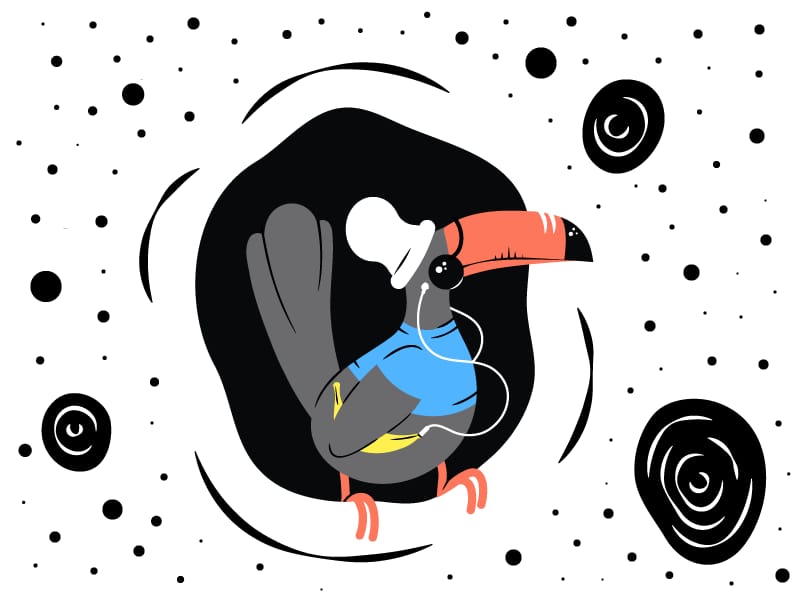 Hipster Toucan - image 5 - student project