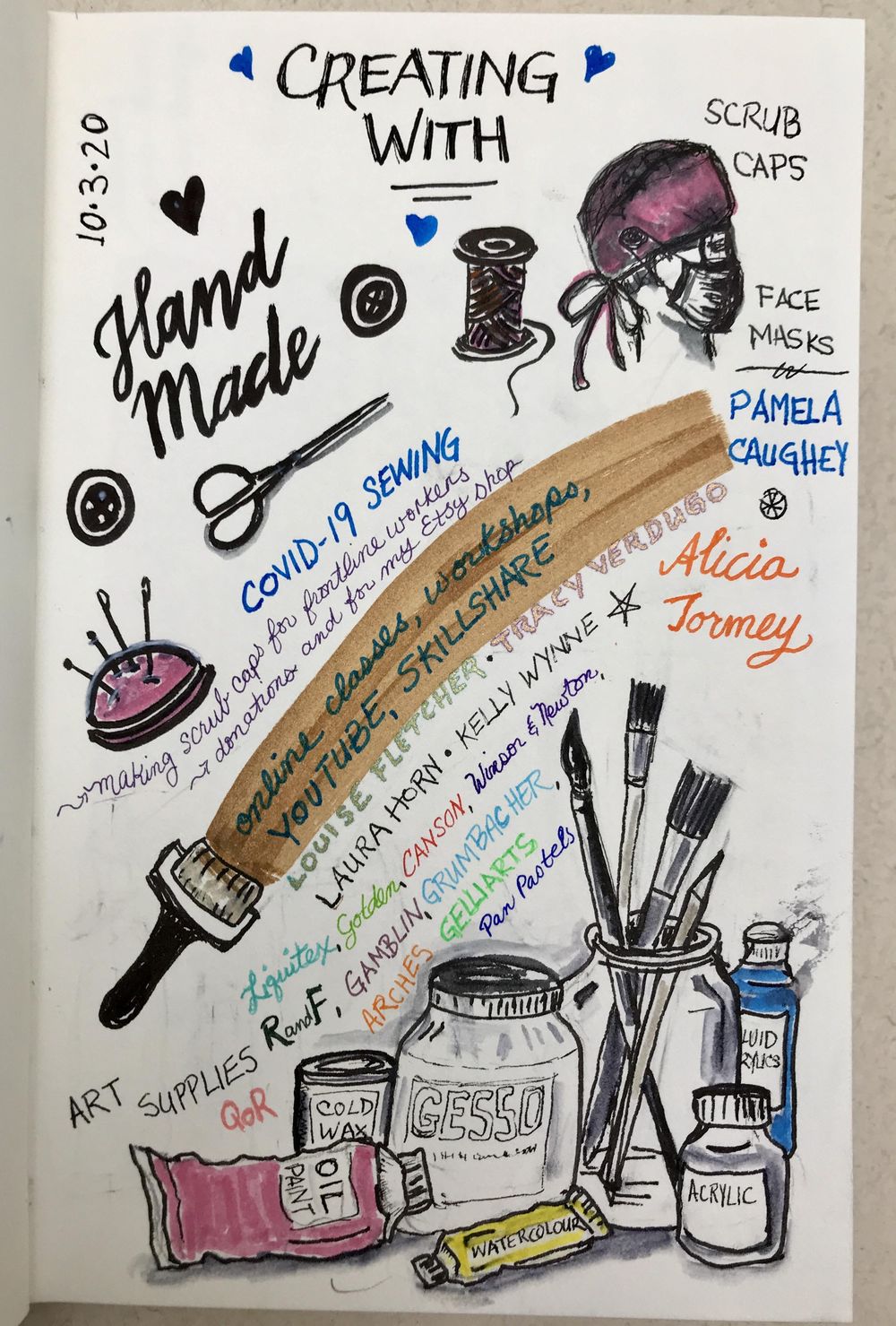 Illustrated Journaling: 14 Days of Prompts - image 6 - student project