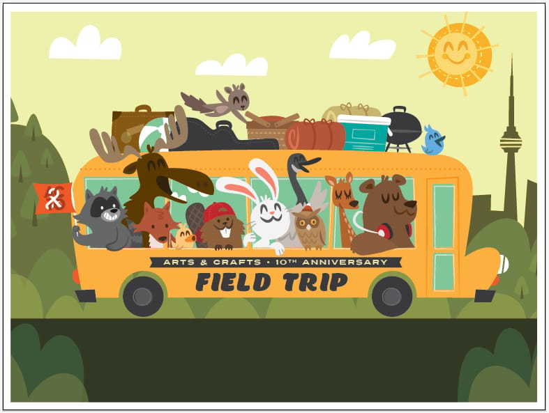 FIELD TRIP ft. Broken Social Scene, Feist & Bloc Party - image 10 - student project