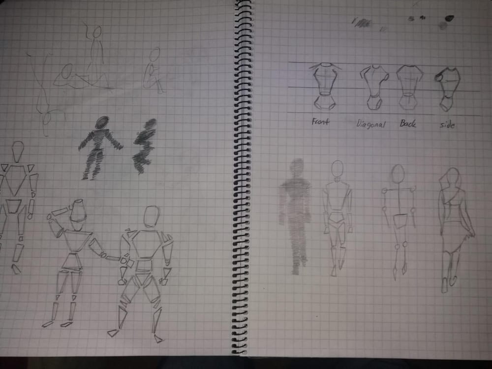 Figure sketching - image 1 - student project