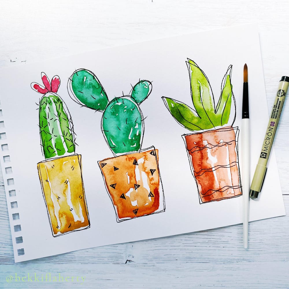 Cacti in Pots - image 7 - student project