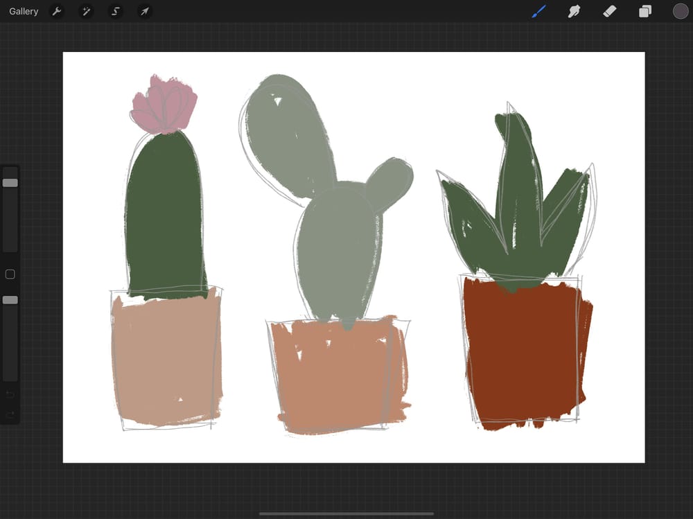 Cacti in Pots - image 5 - student project
