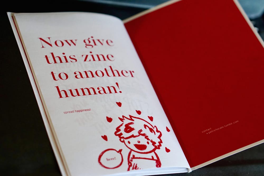 The Happy Zine - image 6 - student project