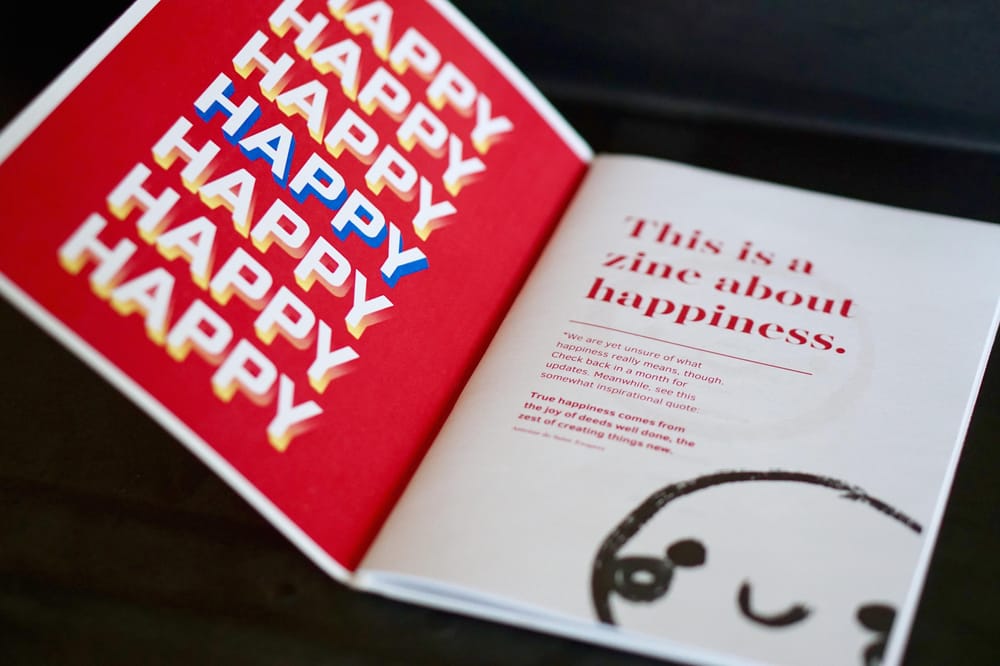 The Happy Zine - image 2 - student project