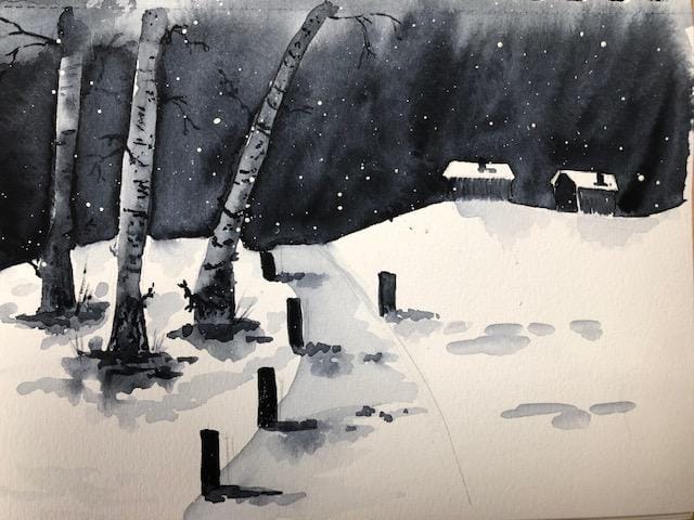 Monochromatic landscapes (complete) - image 2 - student project