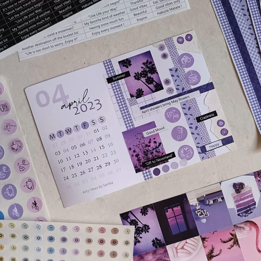 Journal Calendar 2023 - image 4 - student project