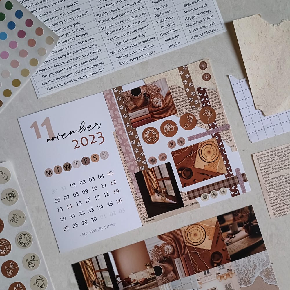 Journal Calendar 2023 - image 11 - student project
