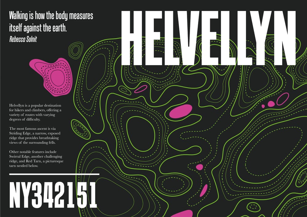 Contemporary Peaks: a modern topographic identity - image 1 - student project
