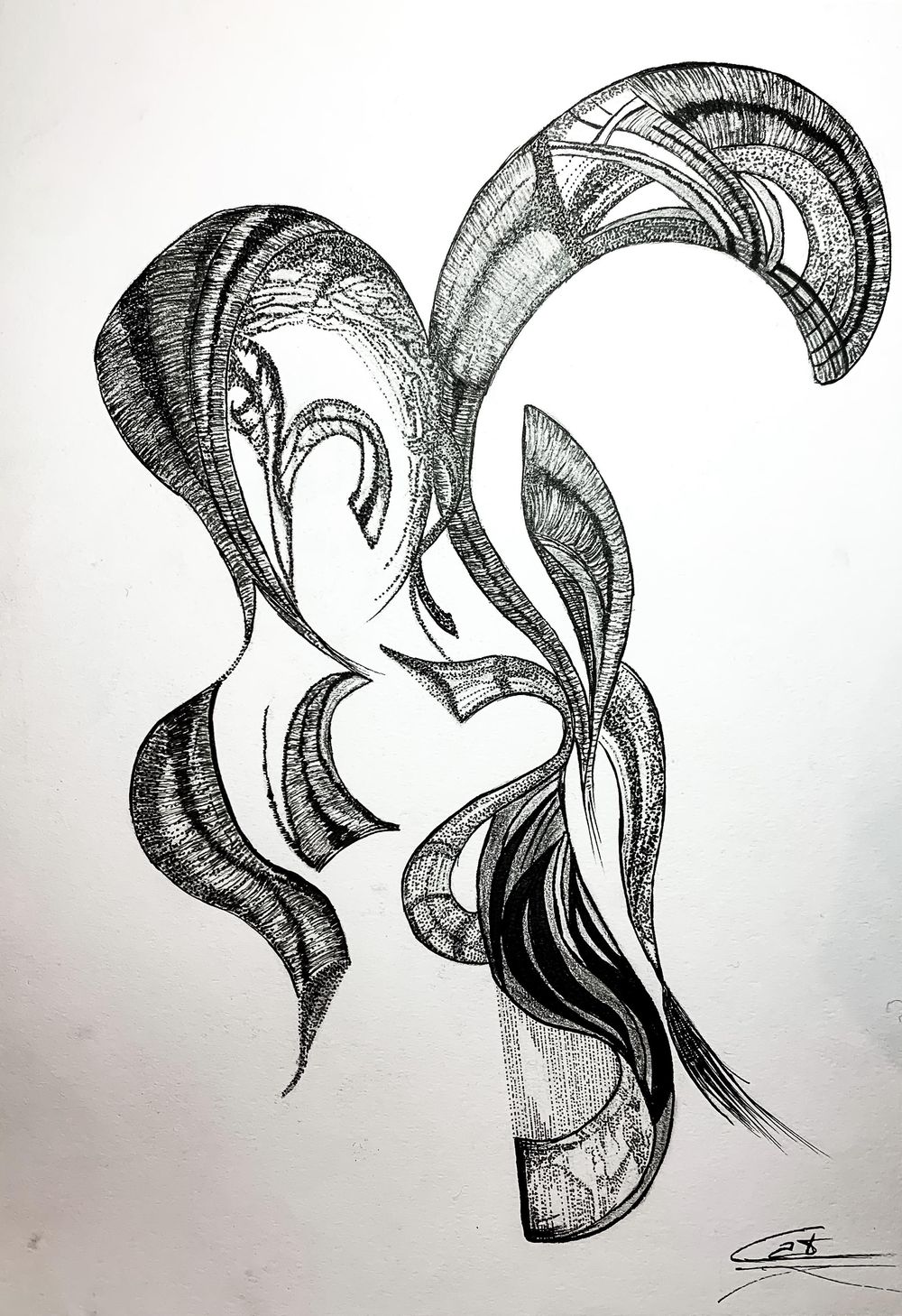 She's got the world on her mind & "Woman in Flow_Aphrodite" - image 2 - student project