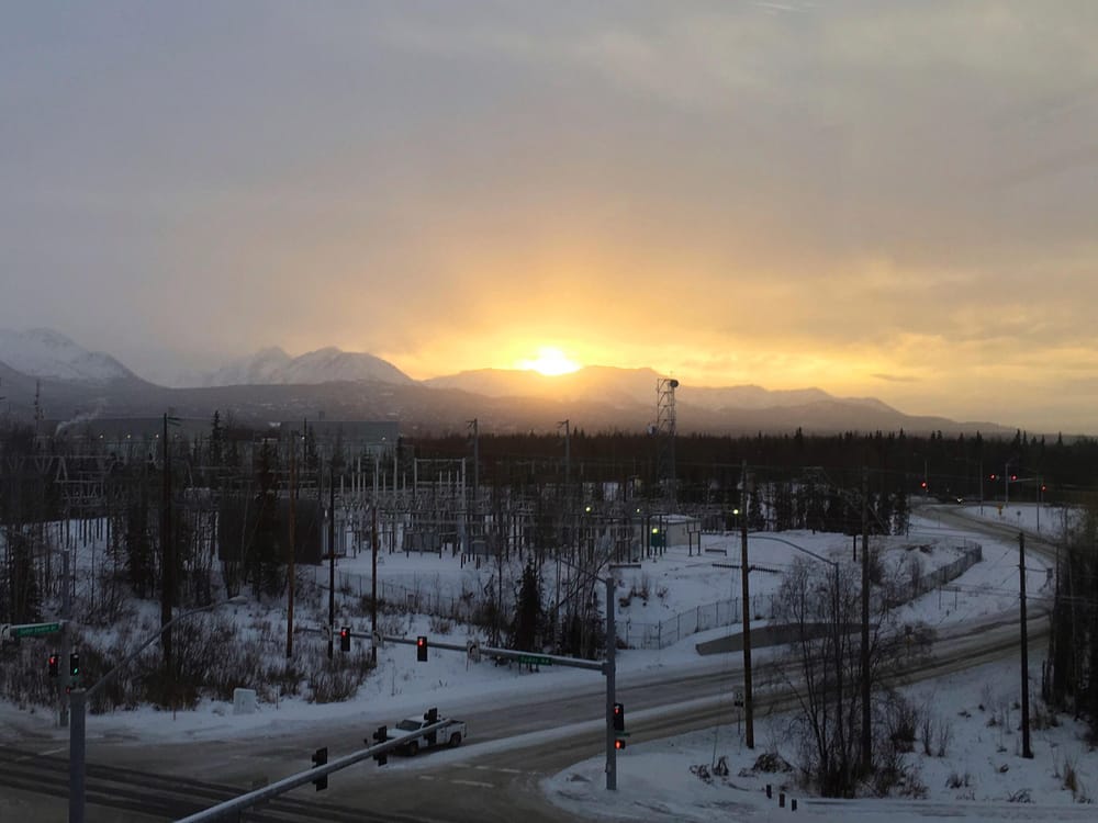 Winter daylight in Anchorage, AK - image 1 - student project