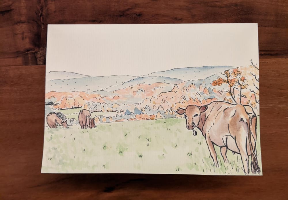 Autumn dairy farm - image 2 - student project