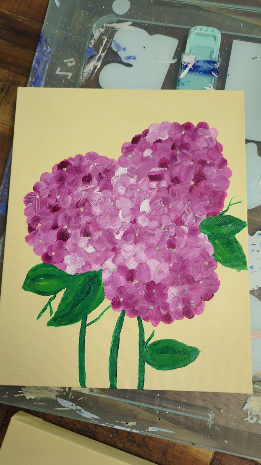 Magenta Hydrangeas - image 1 - student project