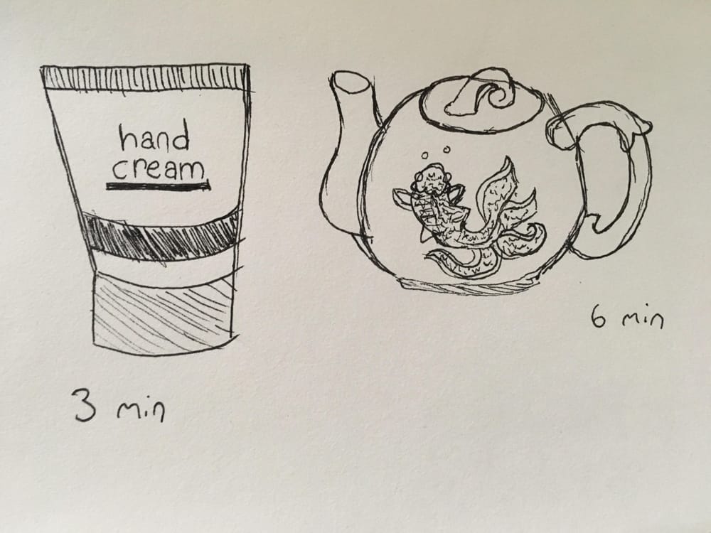 3 minute traditional drawing exercise - image 2 - student project