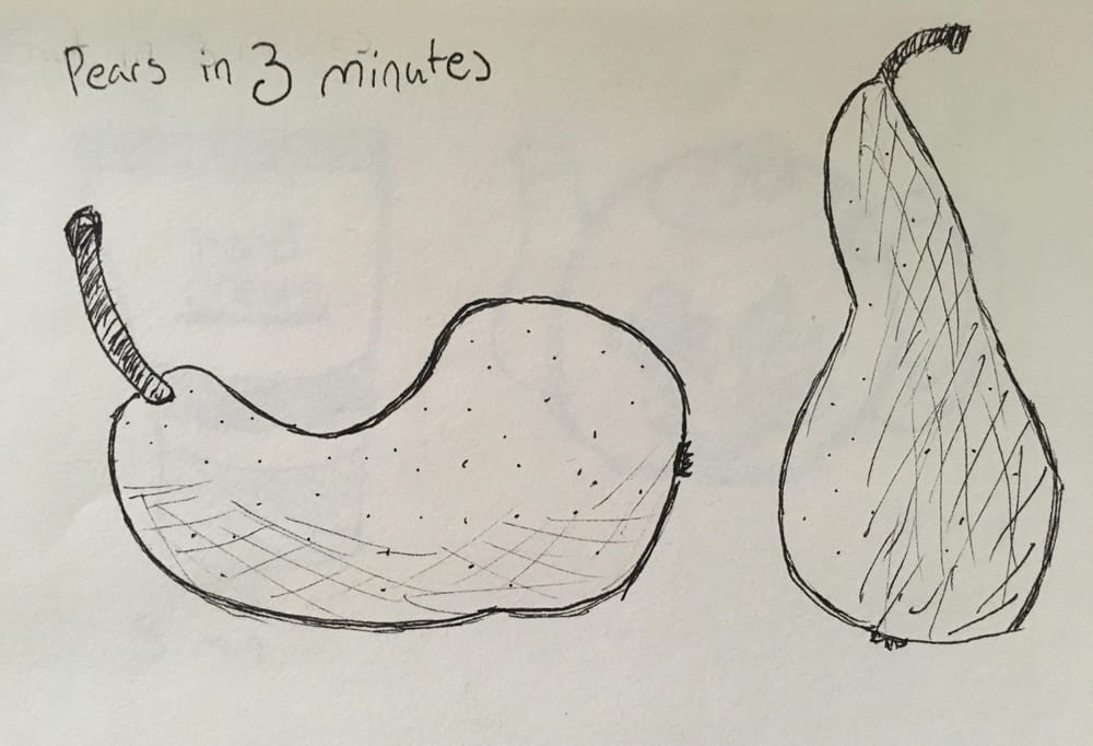 3 minute traditional drawing exercise - image 1 - student project