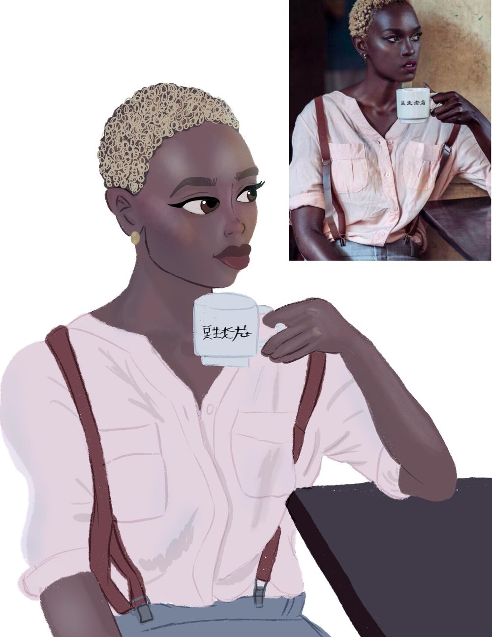 Girl with Tea - image 1 - student project
