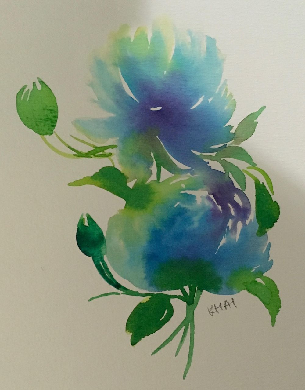 Fluid watercolour - image 1 - student project