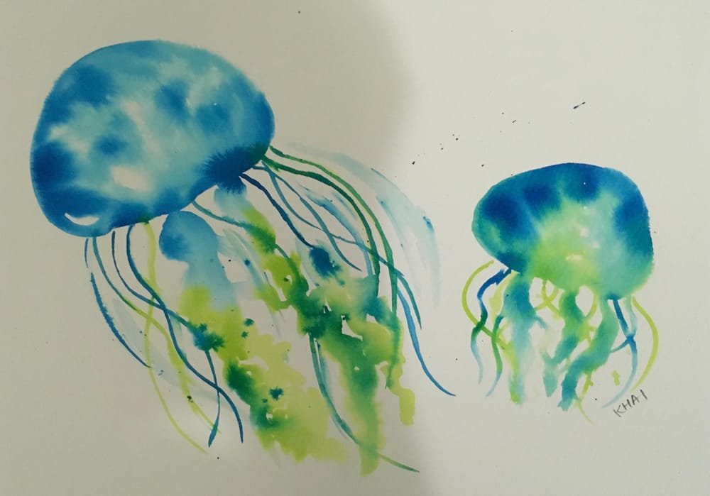Fluid watercolour - image 2 - student project