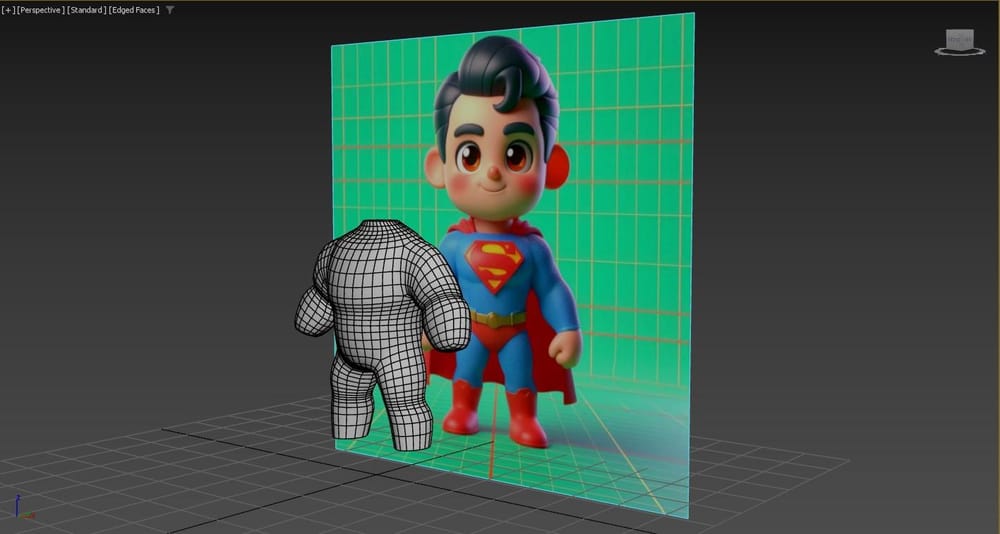 Cartoon Superman - image 1 - student project