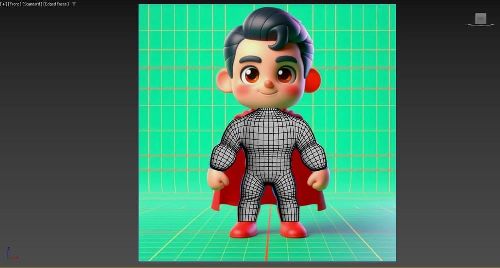 Cartoon Superman - image 2 - student project
