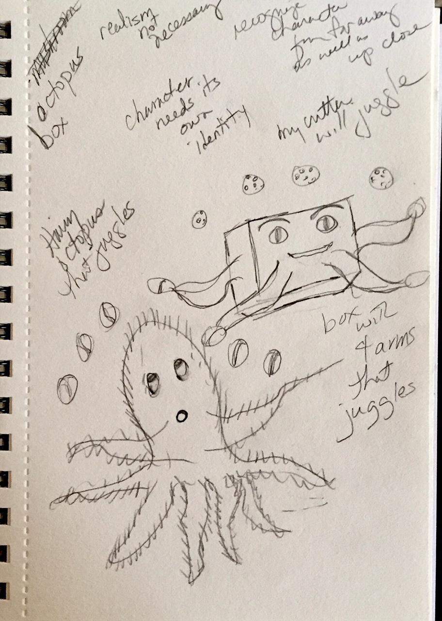 Harriett the Hairy Octopus (who juggles) - image 4 - student project