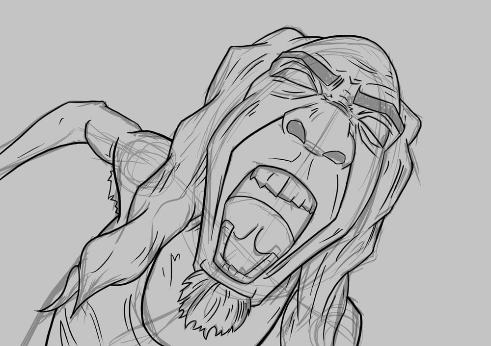 Devin Townsend portrait - image 1 - student project