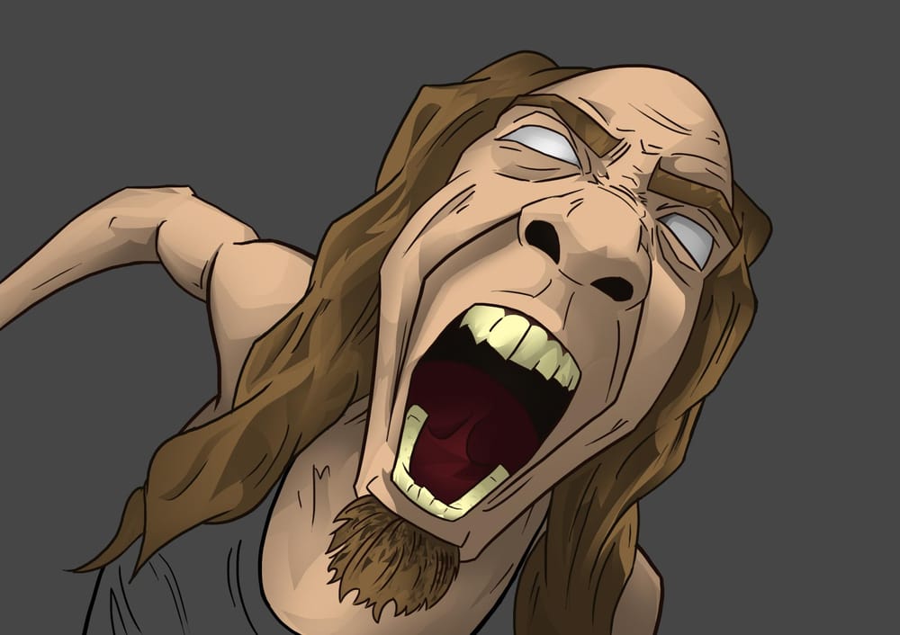 Devin Townsend portrait - image 2 - student project