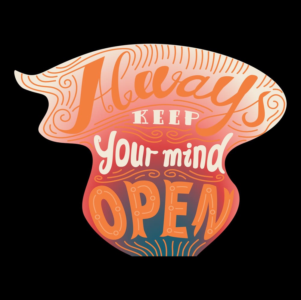 Keep your mind open- Lettering - image 3 - student project
