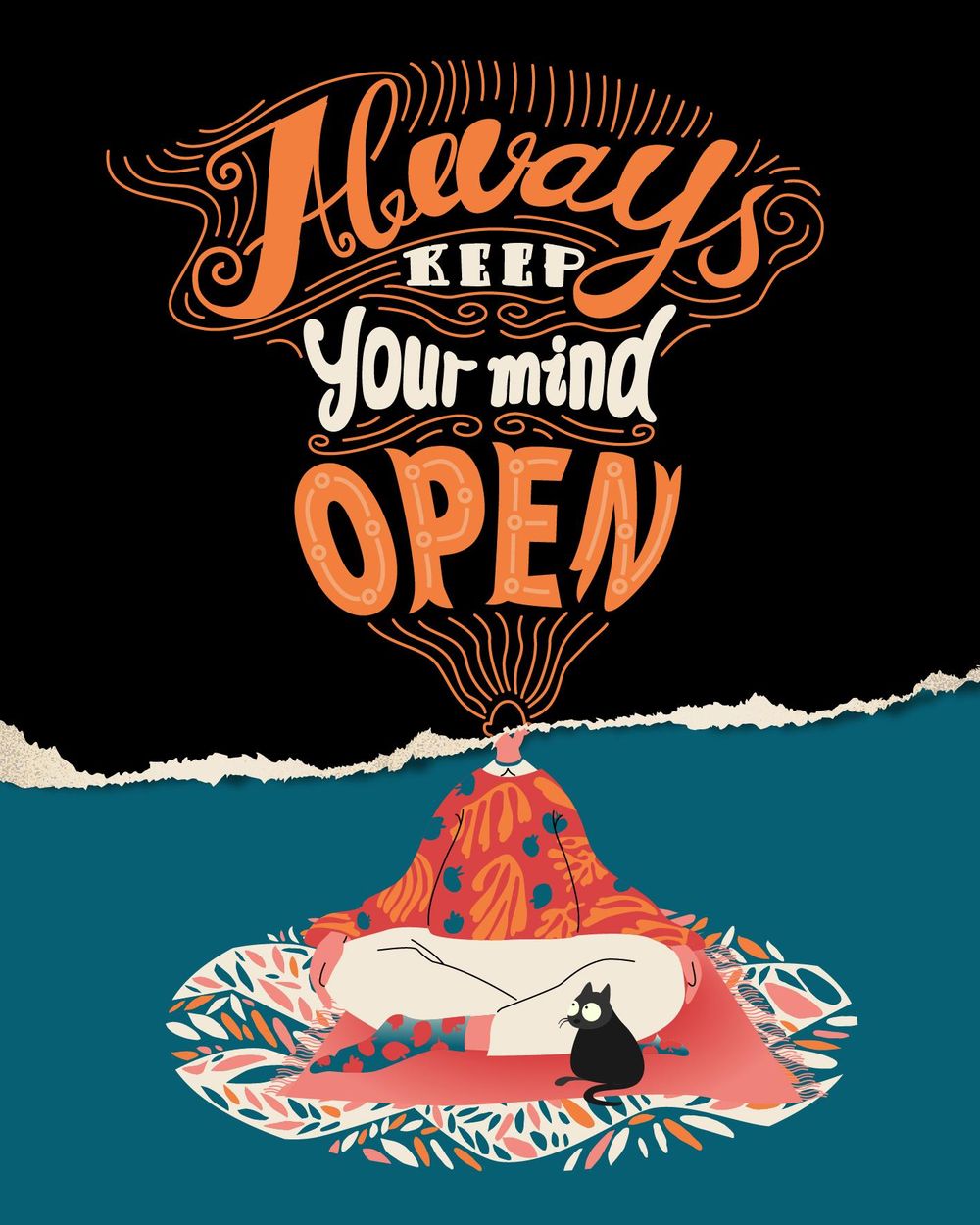 Keep your mind open- Lettering - image 1 - student project