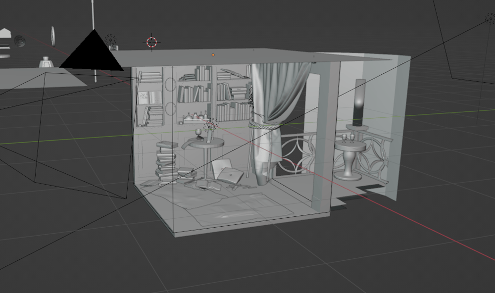 Waterdeep Wizard's study - image 2 - student project