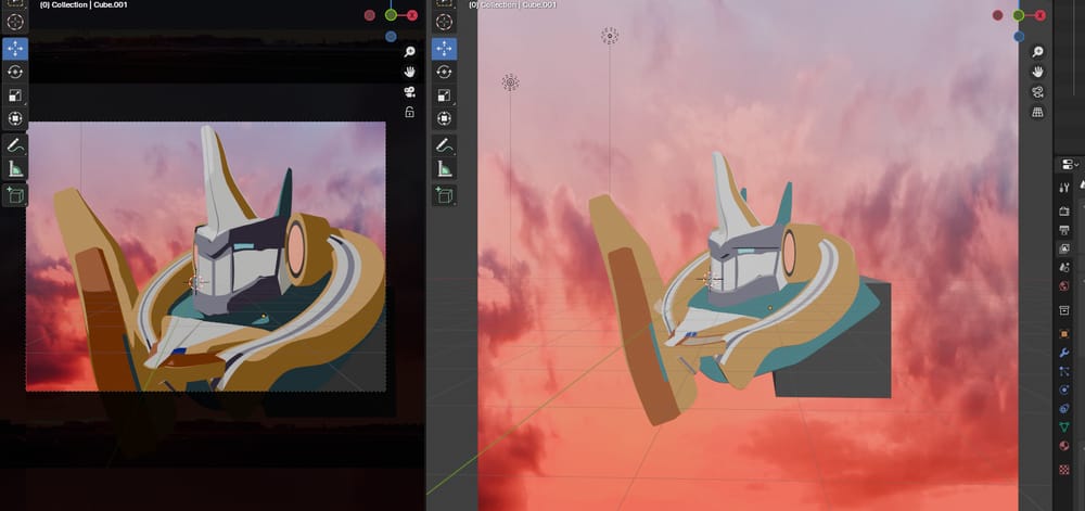 Gundam-vibe Mecha Sett - image 3 - student project