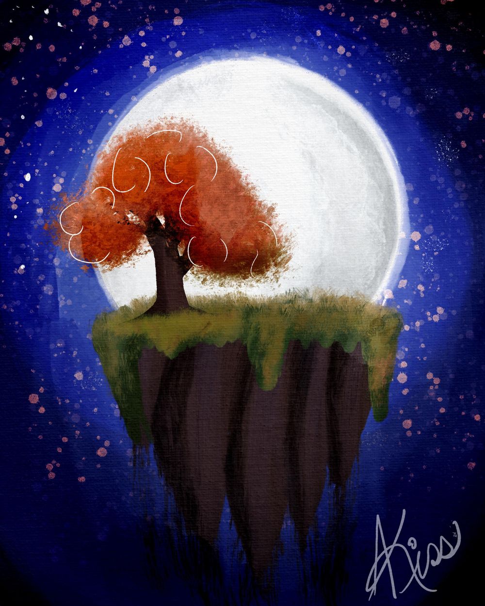 Paint Night- Floating Island - image 2 - student project