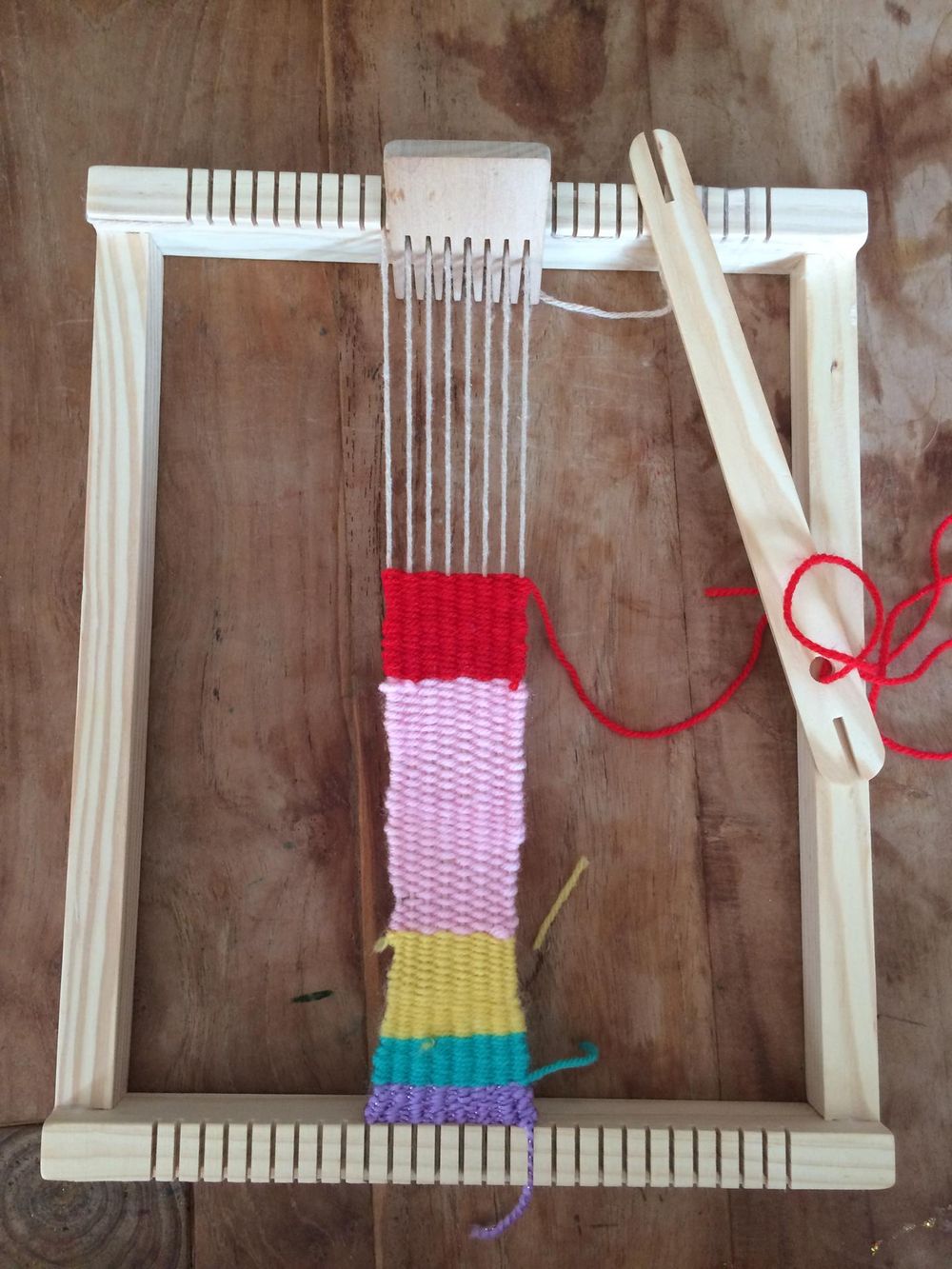 Little Saturday Morning Weaving project with my daughter - image 1 - student project