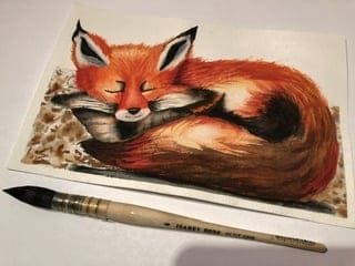Sleepy Fox - image 1 - student project