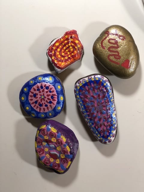 “Kindness Rocks” rocks - image 3 - student project