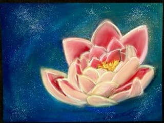 Waterlily Magic at Night - image 1 - student project