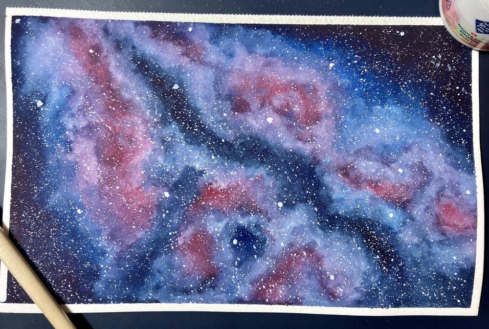 Watercolour Galaxies: Shapes - image 1 - student project