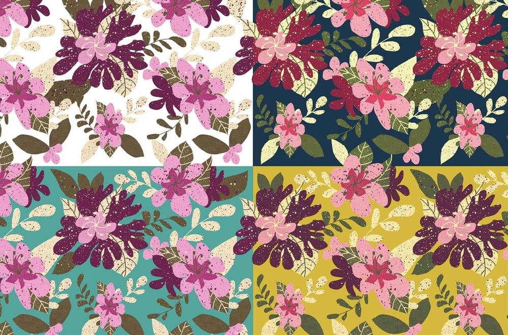 Seamless pattern in Procreate - image 1 - student project