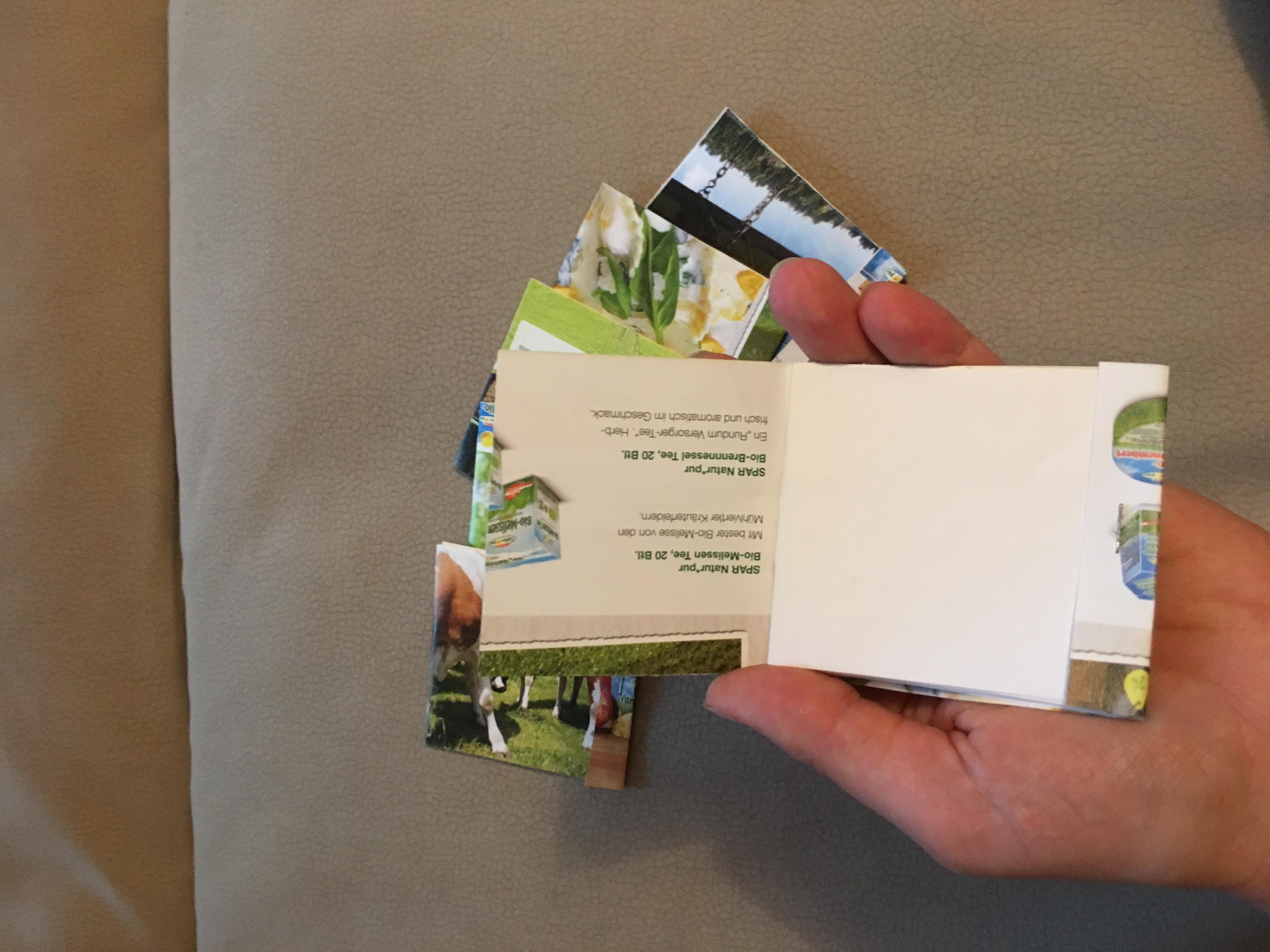 Work in progress - Upcycling Matchbook Style Notebooks - image 2 - student project