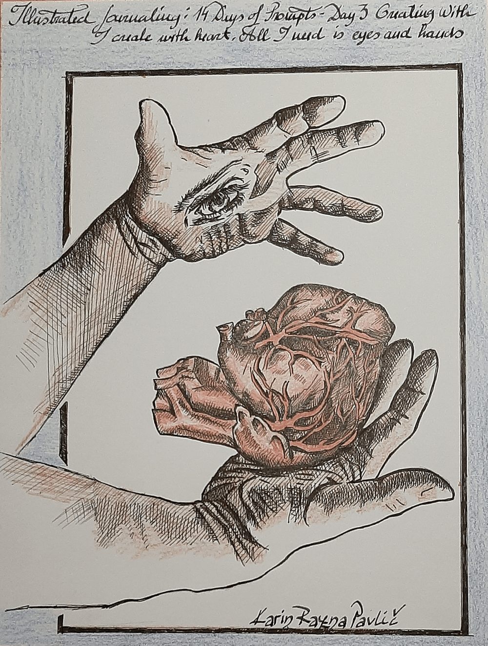 Illustrated Journaling - 14 Days of Prompts with Dylan Mierzwinski - image 4 - student project