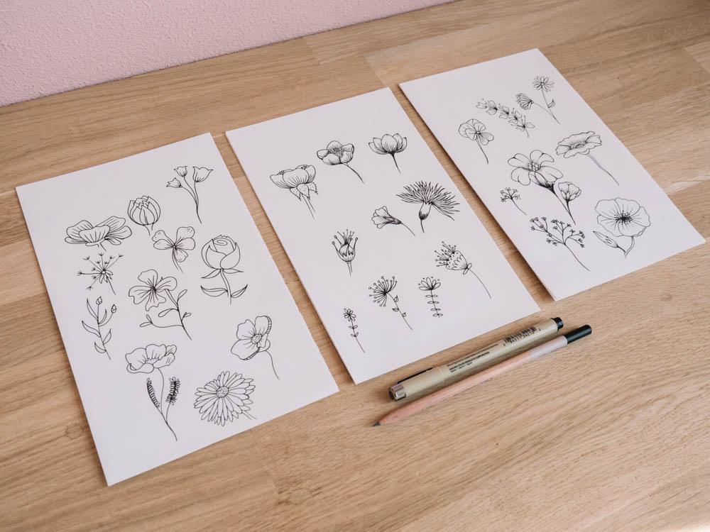 Botanic flowers - image 2 - student project