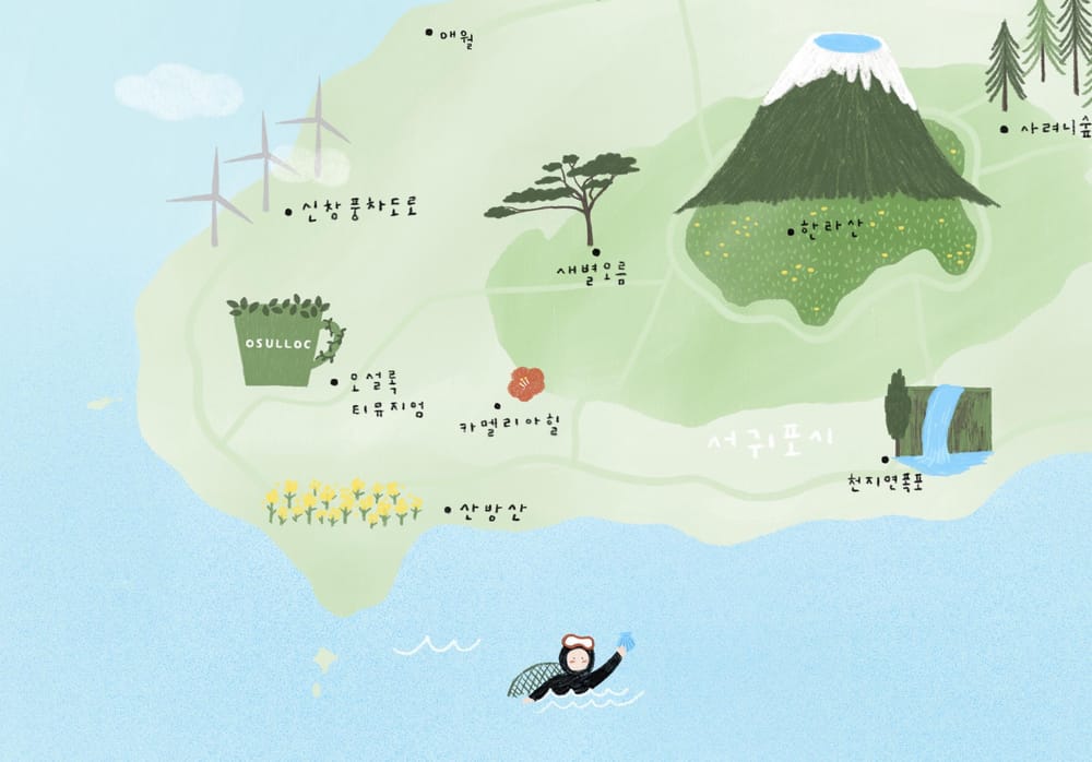 illustrated map by Dewy - image 6 - student project