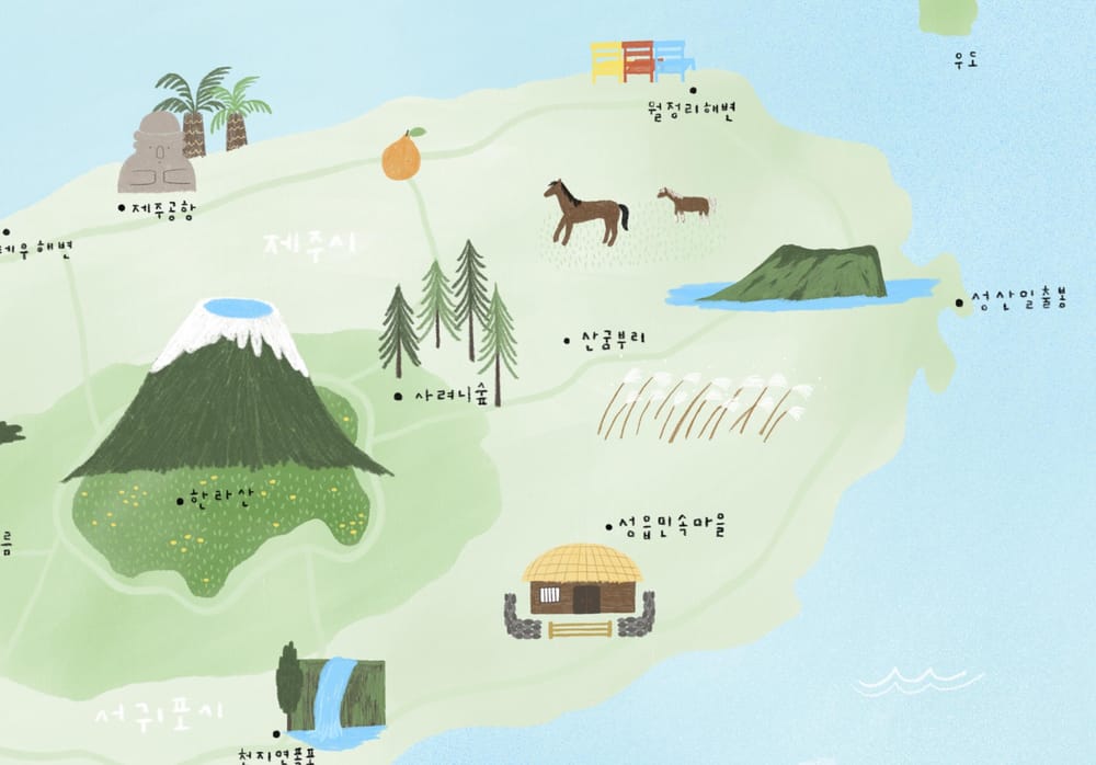 illustrated map by Dewy - image 5 - student project