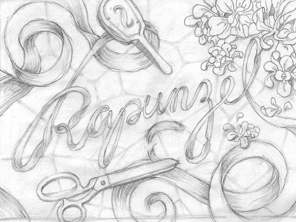 Grimm's Fairytales Drop Cap - image 12 - student project