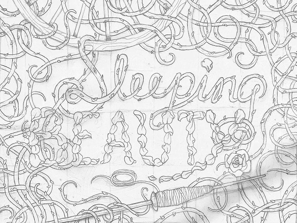 Grimm's Fairytales Drop Cap - image 3 - student project