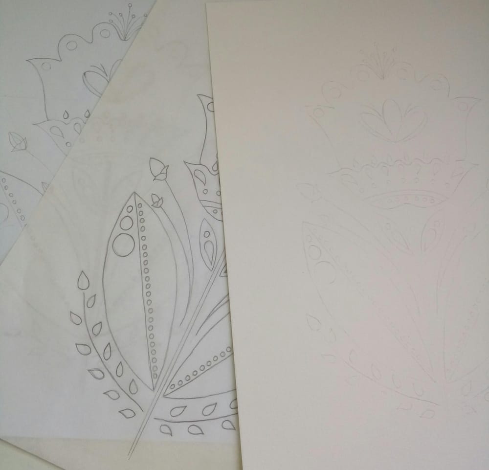 Modern Botanical Folk Art - image 1 - student project